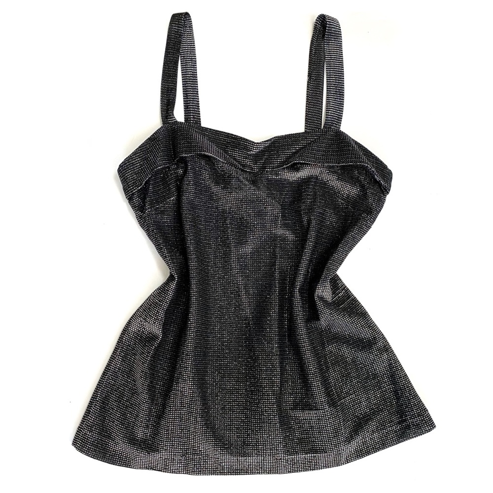 Vintage 70s Metallic Disco Tank Top